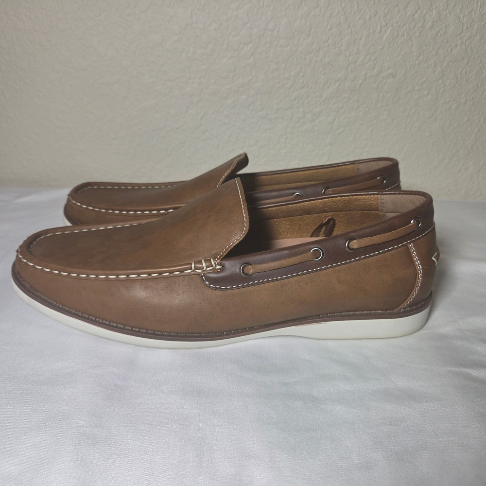 XRAY Ultimate Comfort Mens Tan Brown Boat Shoes Loafers XRW2386 Size 10.5